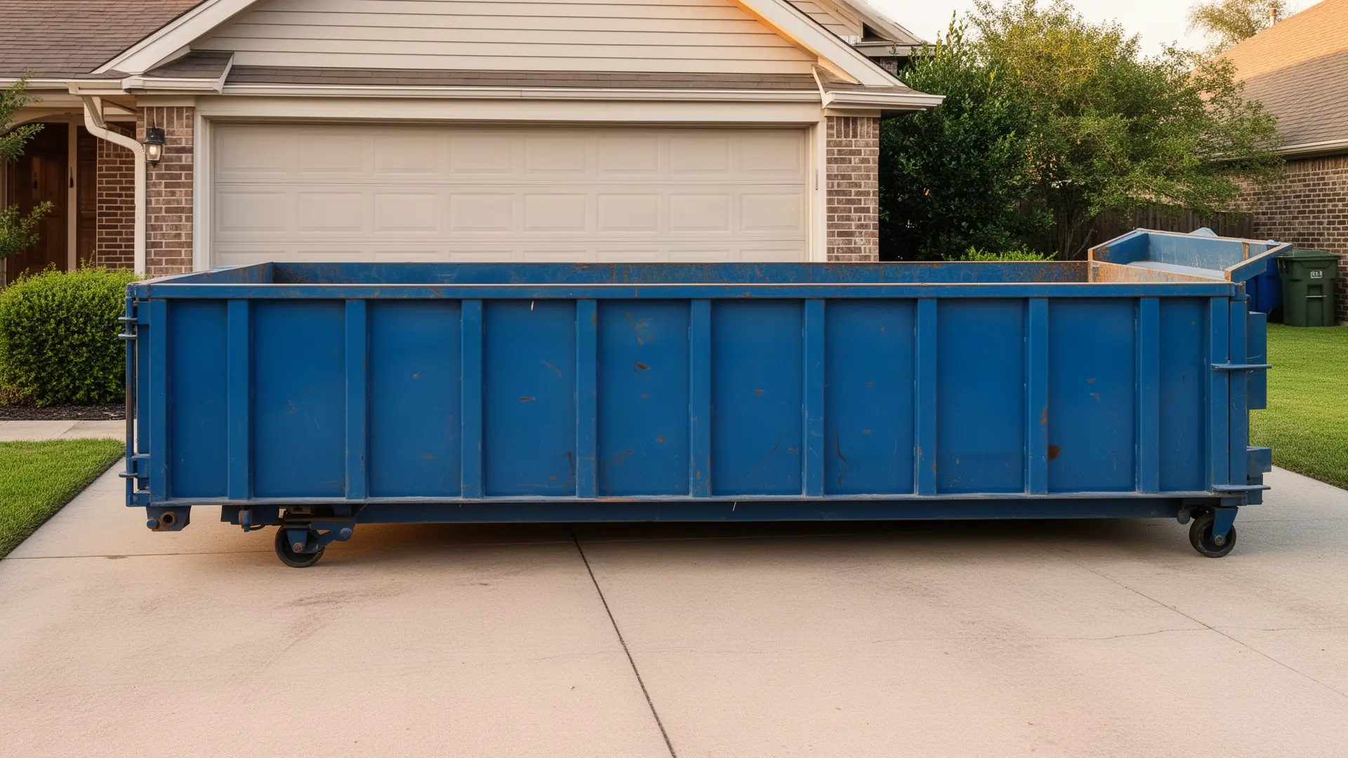 Roll-off dumpster from Buchanan's Granbury Dumpster Rental in Granbury, TX